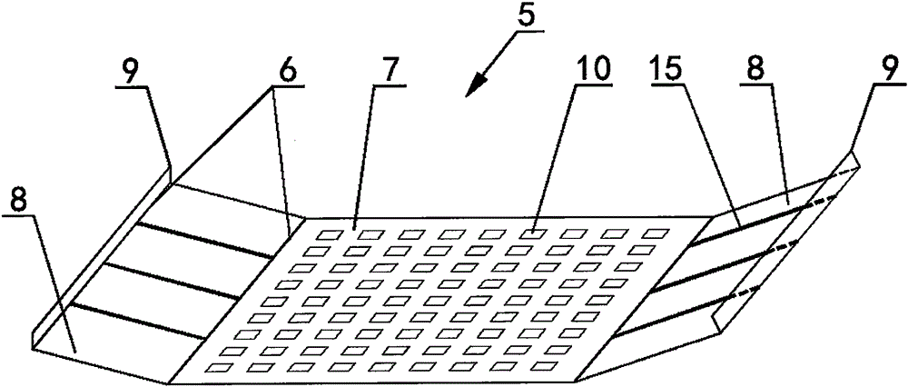 Assembled breathable filling box