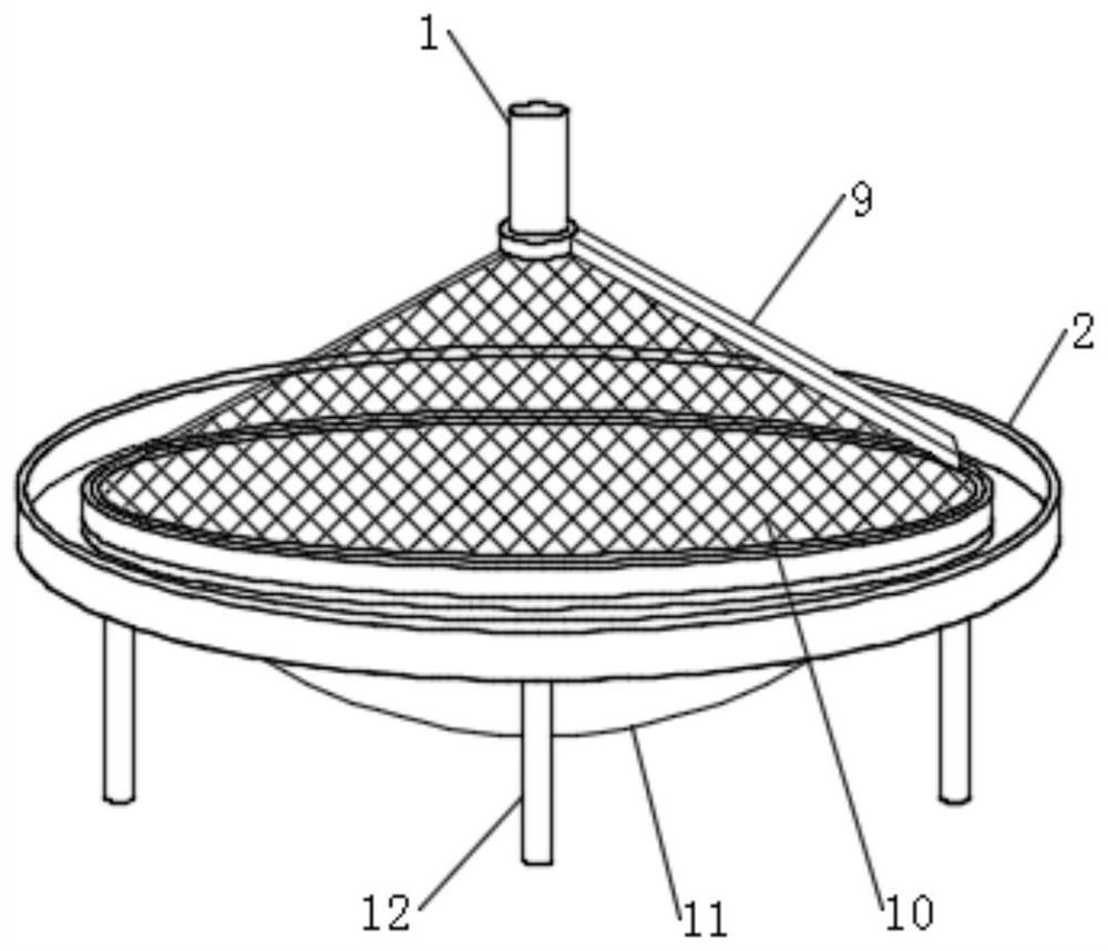 Wastewater treatment device for semiconductor production and processing