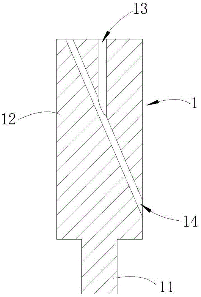 Middle door lock lock body assembly positioning device for railway transportation