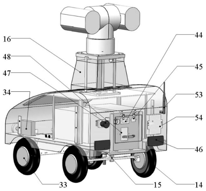 Hazardous gas leakage detection inspection robot and inspection method