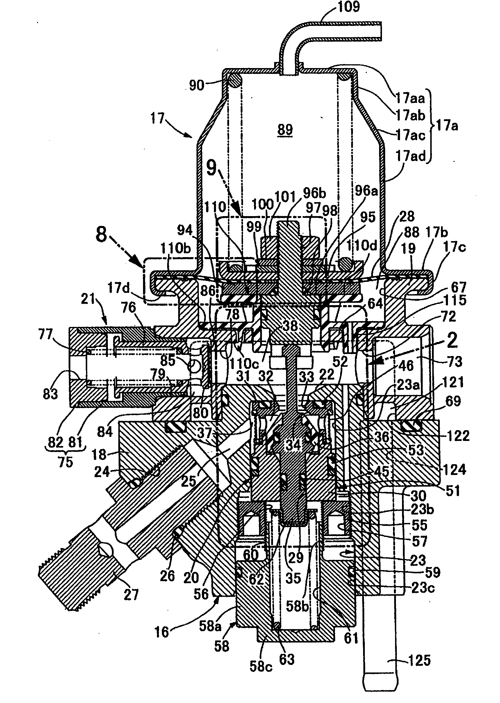 Pressure reducing valve