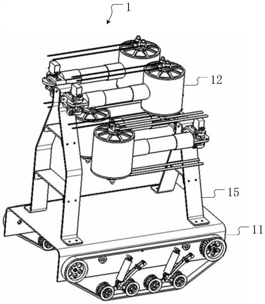 Air-ground amphibious detector, detection platform and detection method