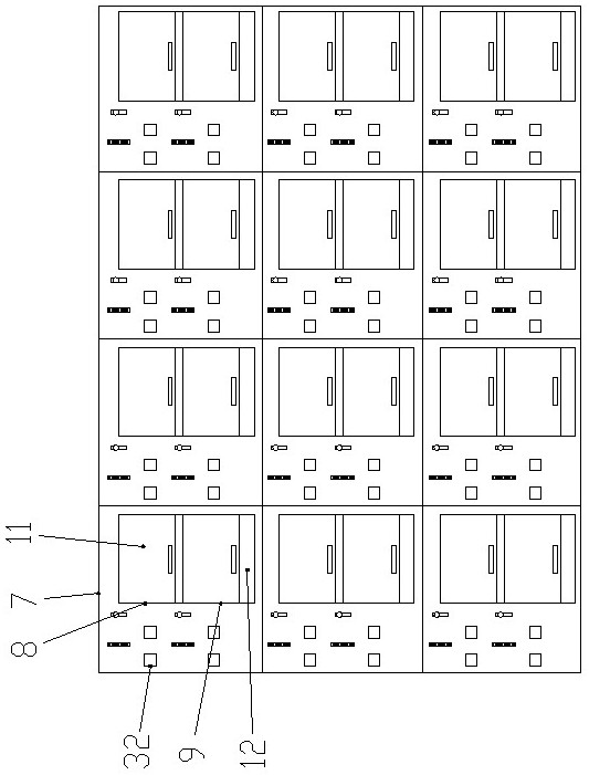 Blood vessel clip counting storage device