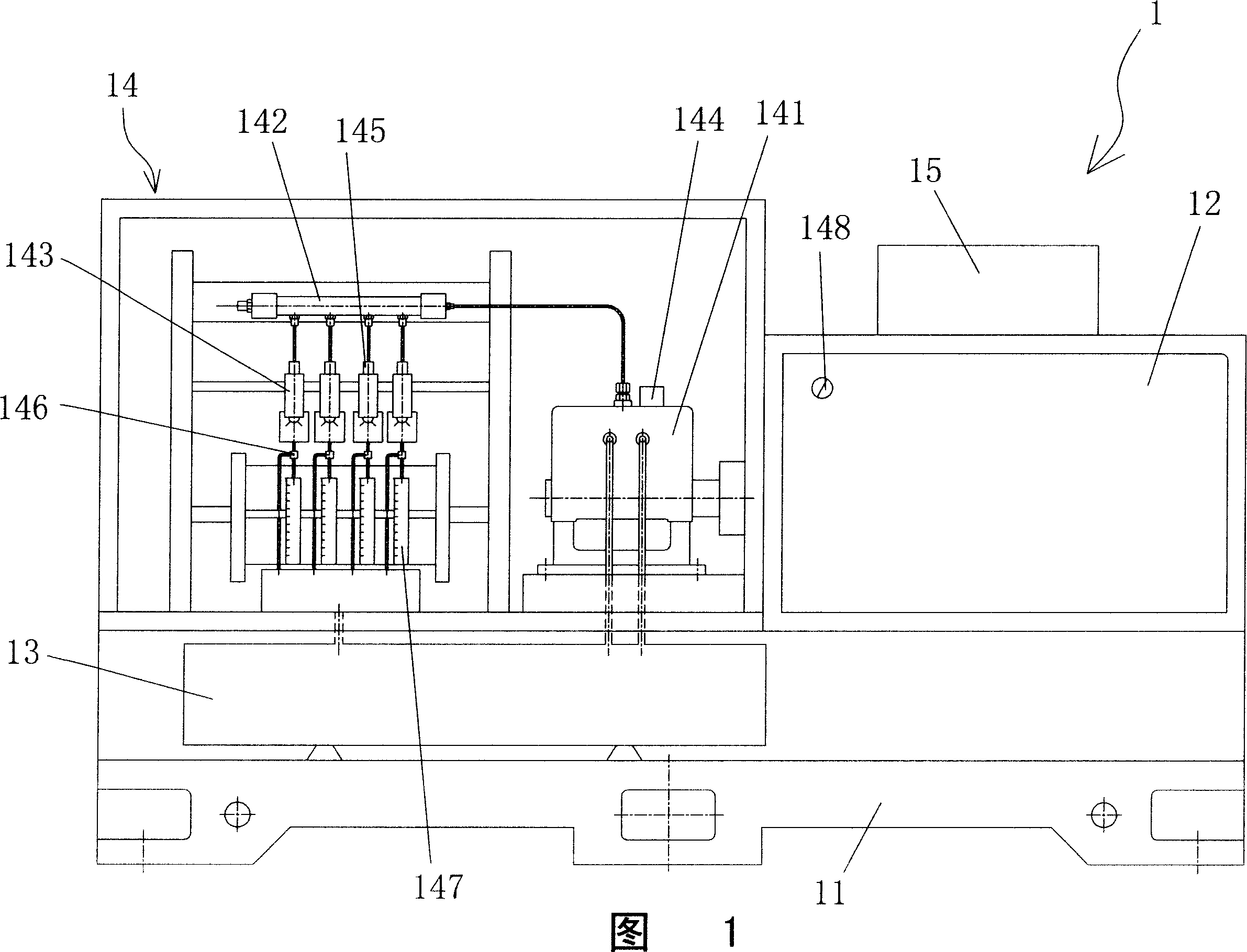 Electric controlled tester and testing method for preformance of high-pressure oil pump in use for coaxial tracks of engines