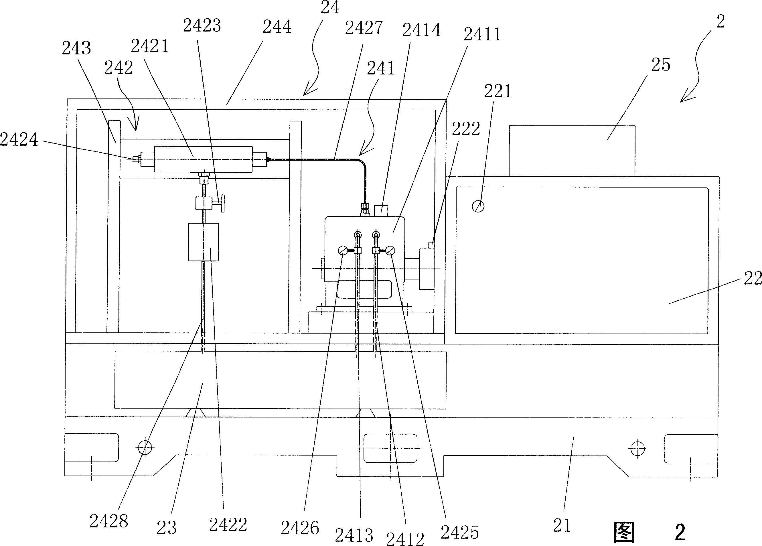 Electric controlled tester and testing method for preformance of high-pressure oil pump in use for coaxial tracks of engines