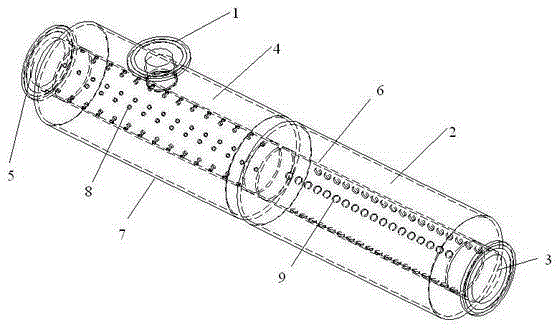 Pulsation vacuum sterilizer water cooling device and cooling method