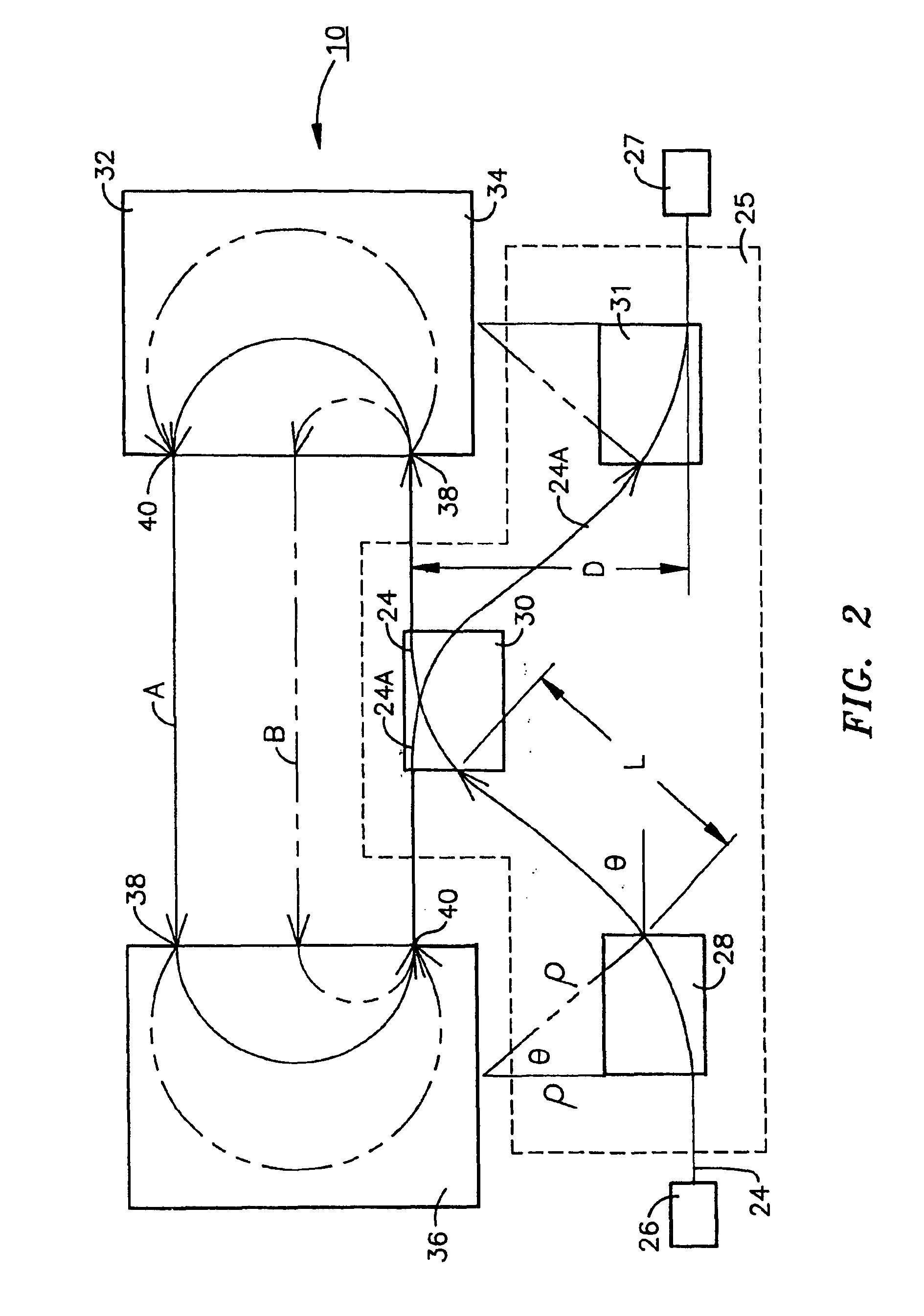 Achromatic recirculated chicane with fixed geometry and independently variable path length and momentum compaction