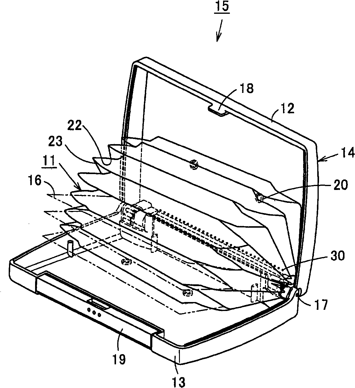 Containing component