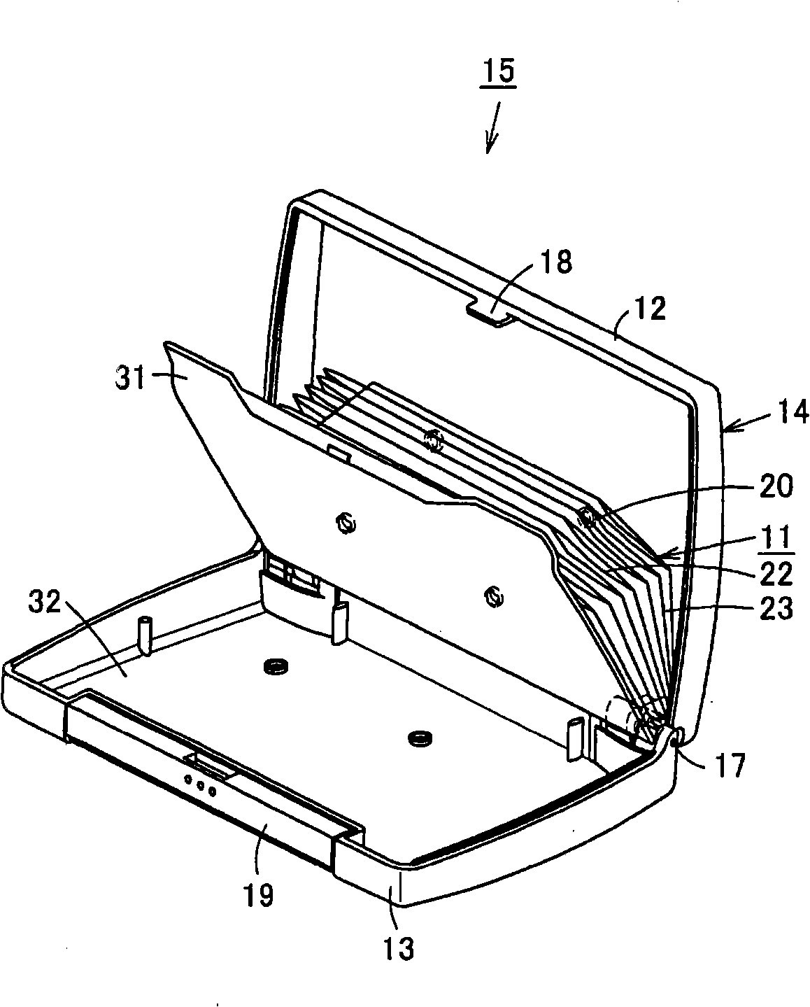 Containing component