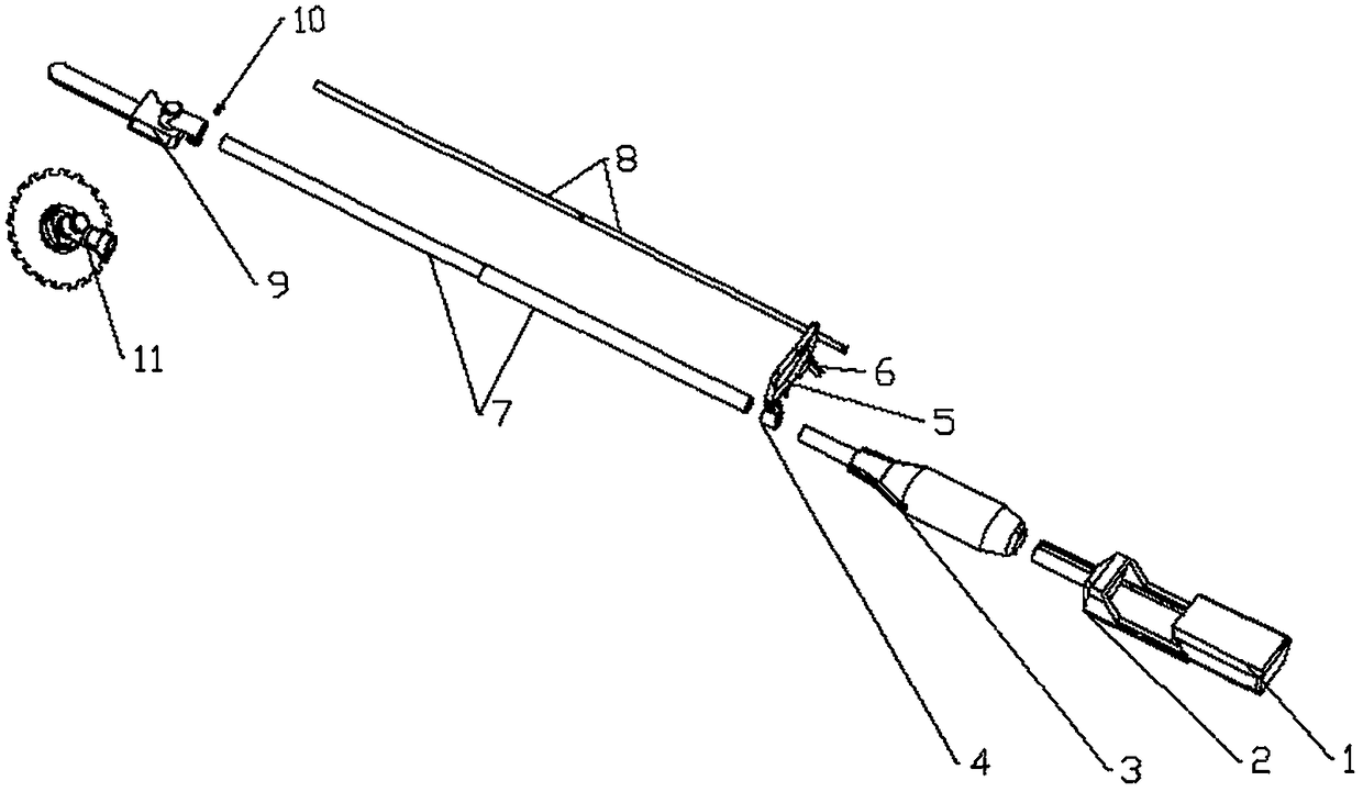 Live working electric lopper saw