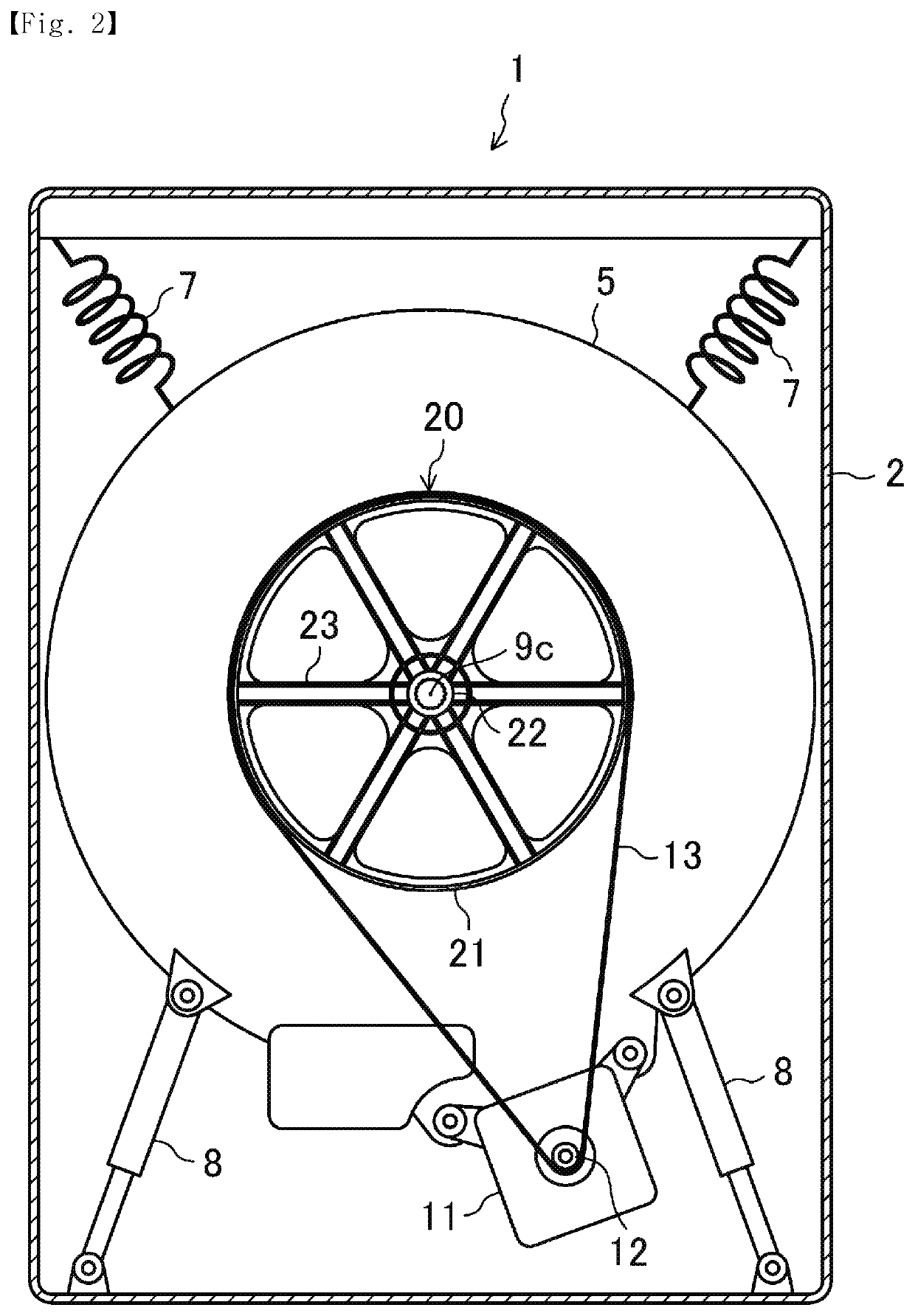 Washing machine and pulley for washing machine