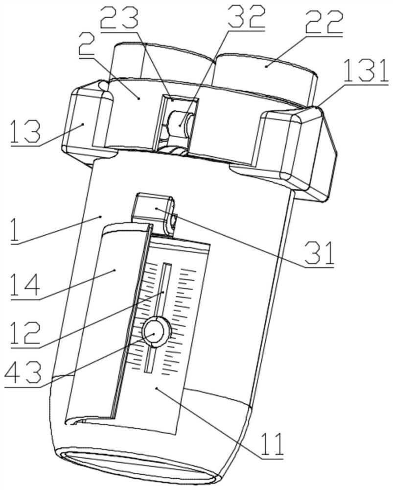 Soft corneal contact lens wearing device capable of being adjusted front and back