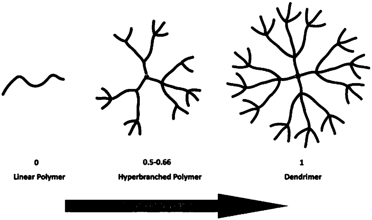 Synthetic method of hyperbranched polymer and application of hyperbranched polymer in modified thermosetting resin