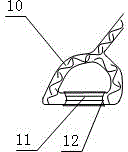 Climbing type steel wire rope ladder