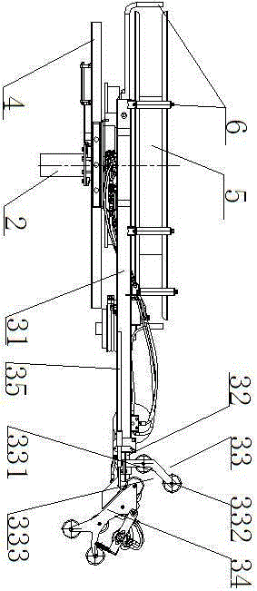 Omnidirectional lifting horizontal sewage suction arm for new-energy joint suction-type sewer scavenger