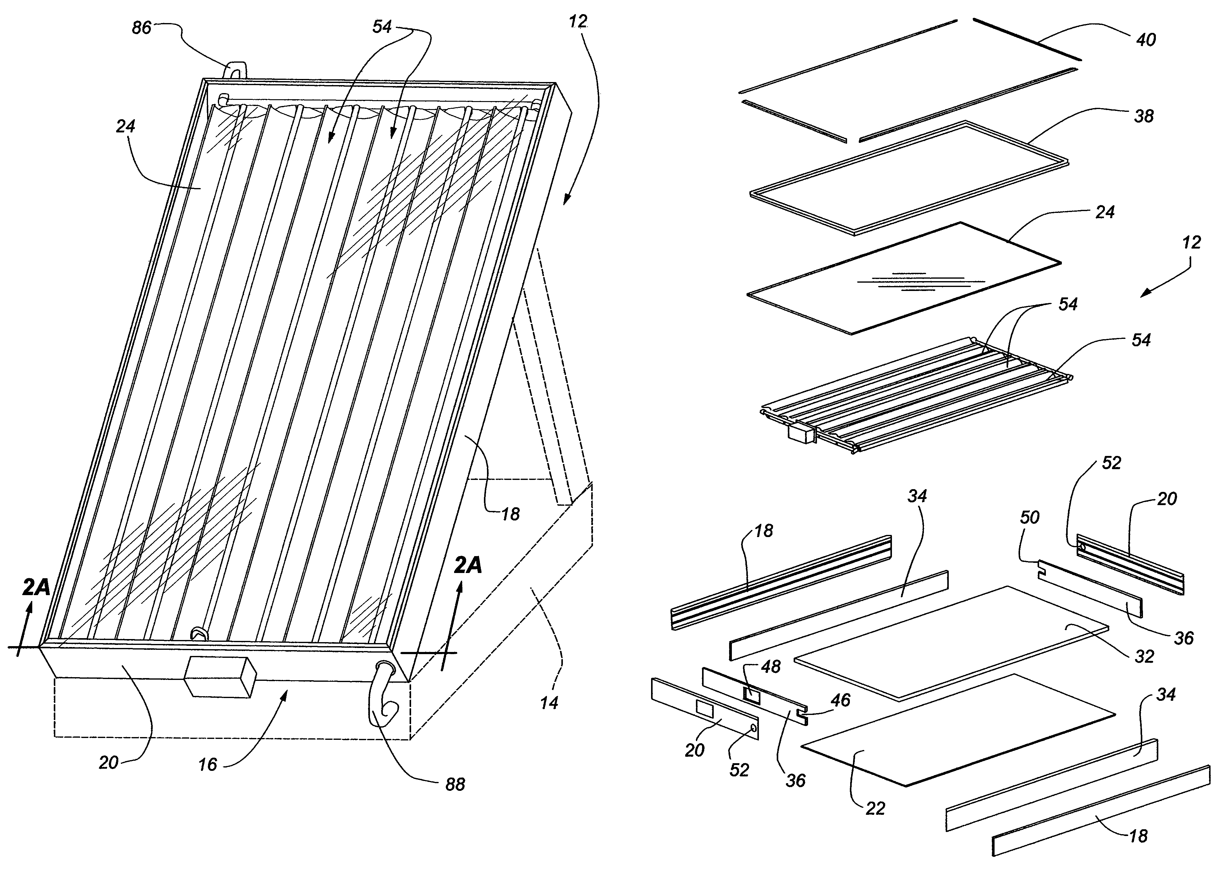 Enclosed solar collector