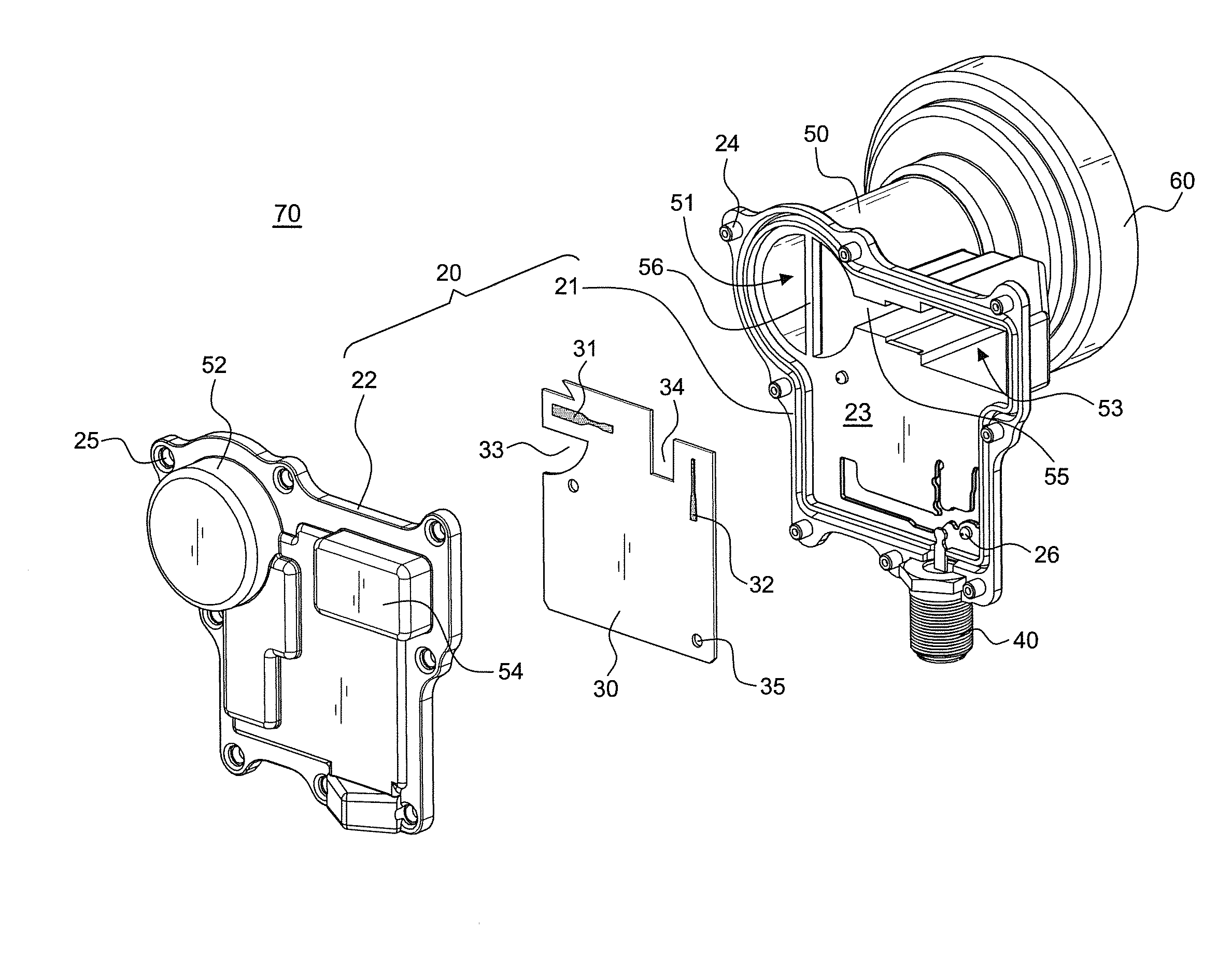 Low noise block downconverter with high isolation