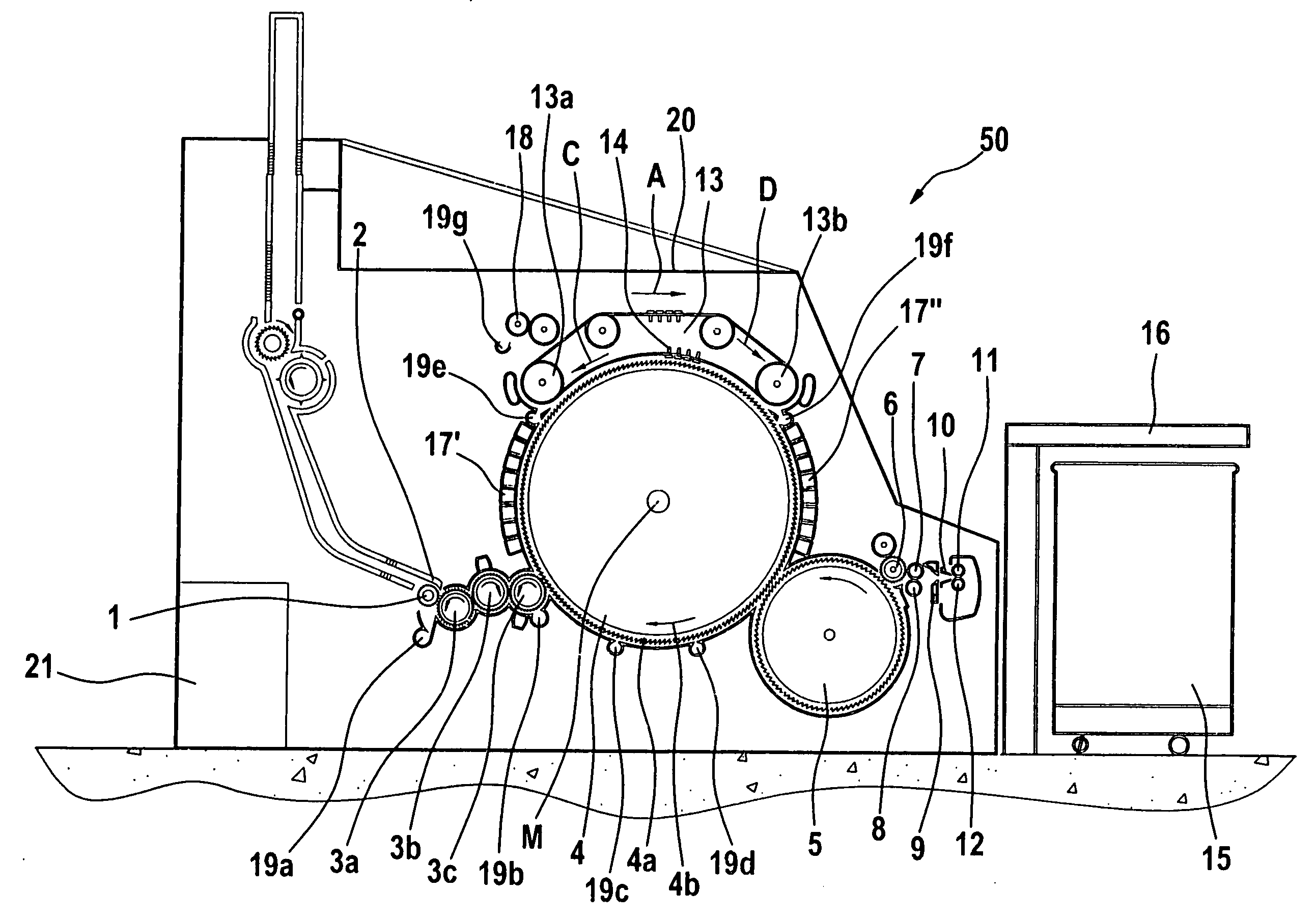 Device on a textile machine, especially a spinning preparation machine, for cooling heat-emitting electrical components