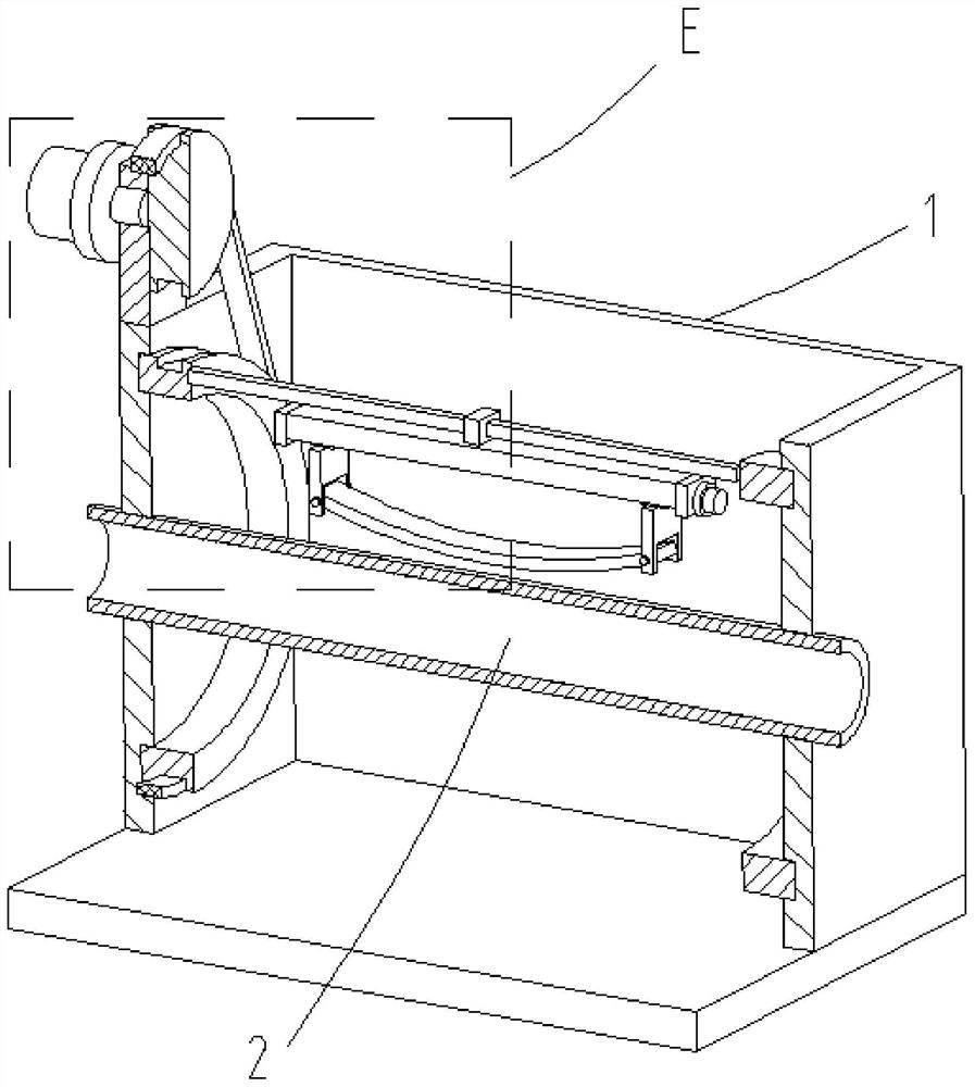 Submarine tunnel segment stress deformation and leakage test device