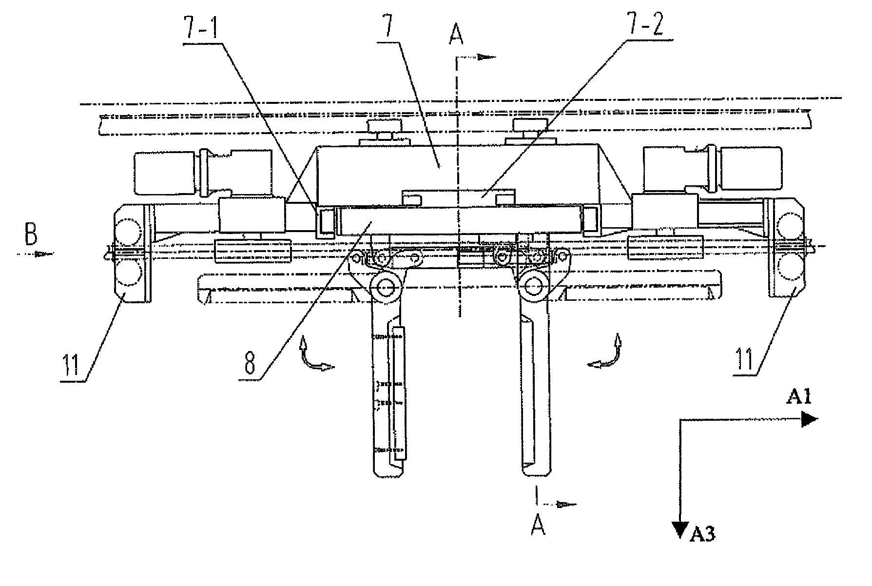 Trailer system and method for inspecting vehicle by radiation imaging of vehicle through trailer system