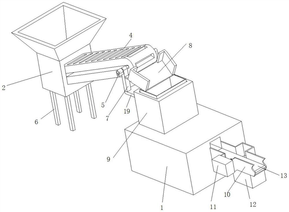 High-speed bottle unscrambling method with automatic feeding and detecting functions for cosmetic packaging