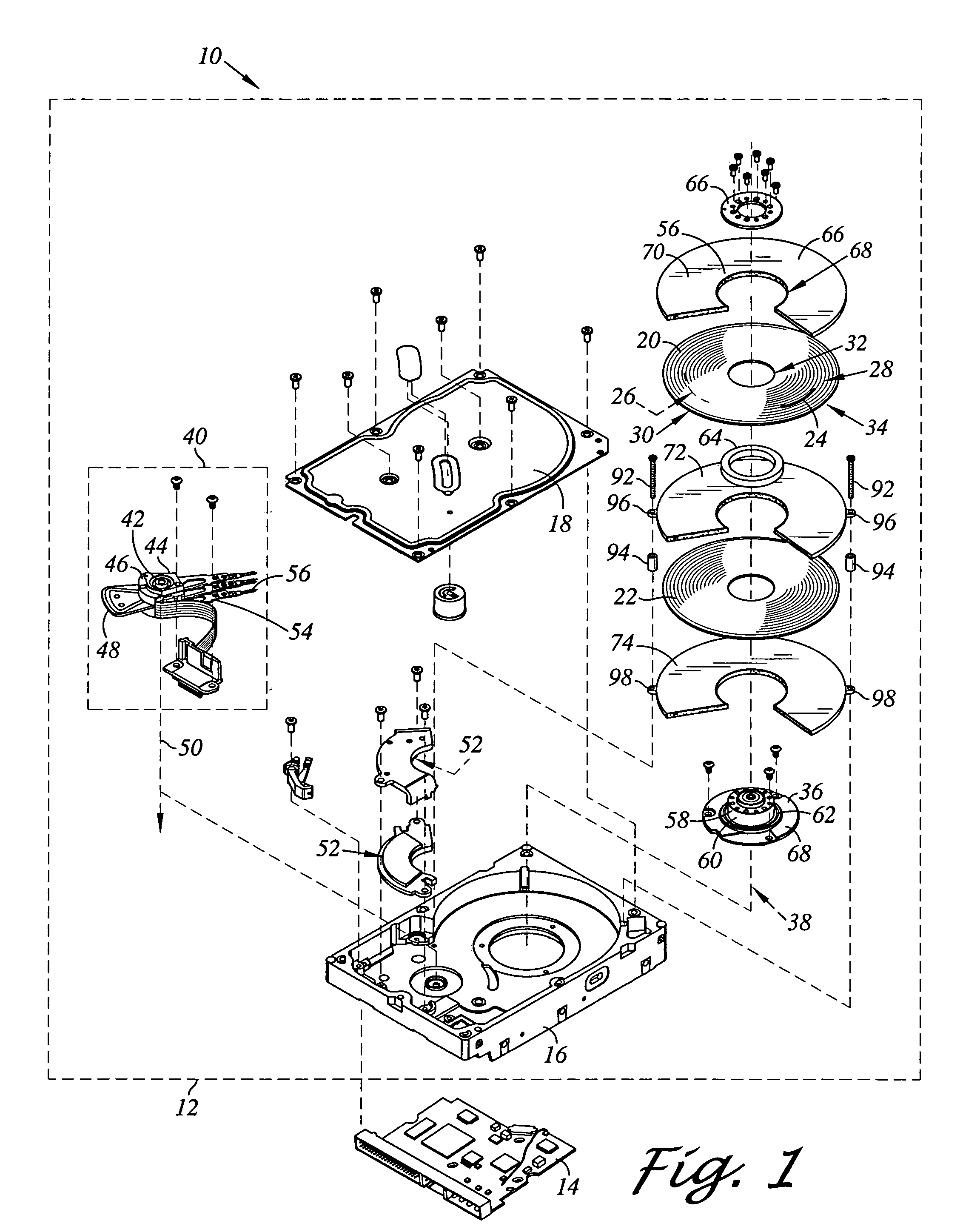 Disk drive with airflow channeling enclosure