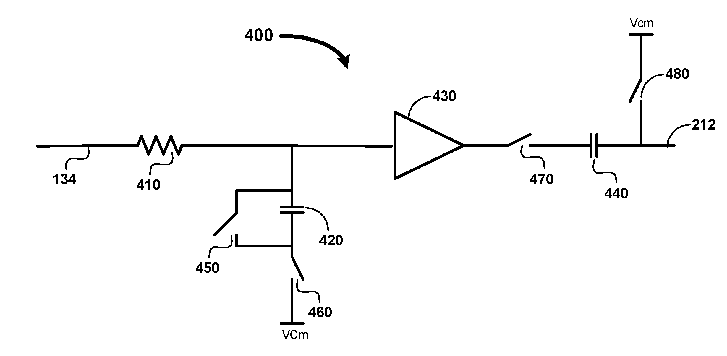 Bandwidth limited sampling circuit of high linearity