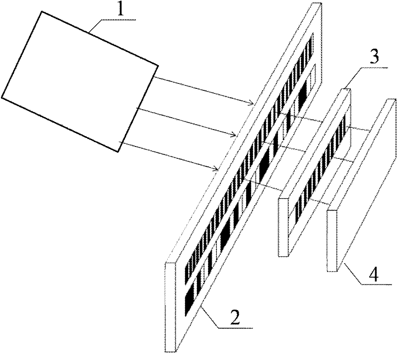 Illuminating system for absolute grating scale