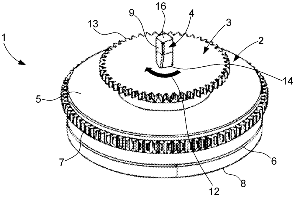 Timepiece barrel with twisted arbor