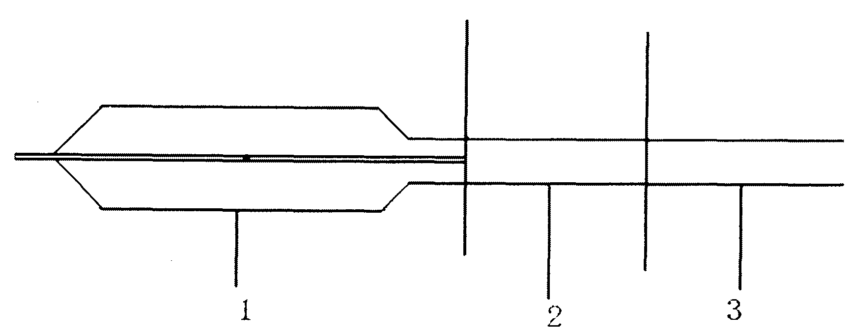 PEEK (Polyetheretherketone) balloon dilatation catheter