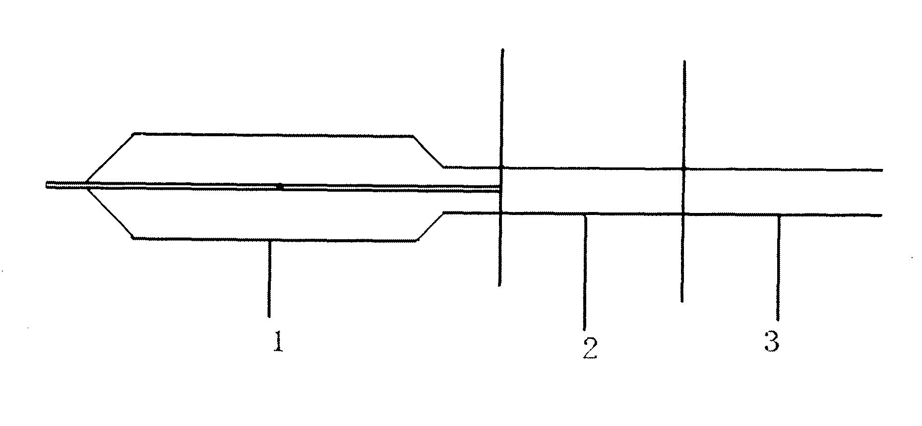 PEEK (Polyetheretherketone) balloon dilatation catheter