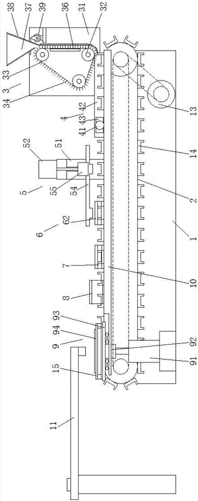 Full-automatic production equipment for brushes