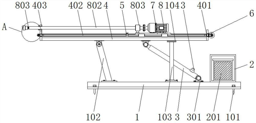 Rock perforating machine with drill bit convenient to replace