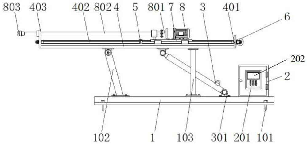 Rock perforating machine with drill bit convenient to replace