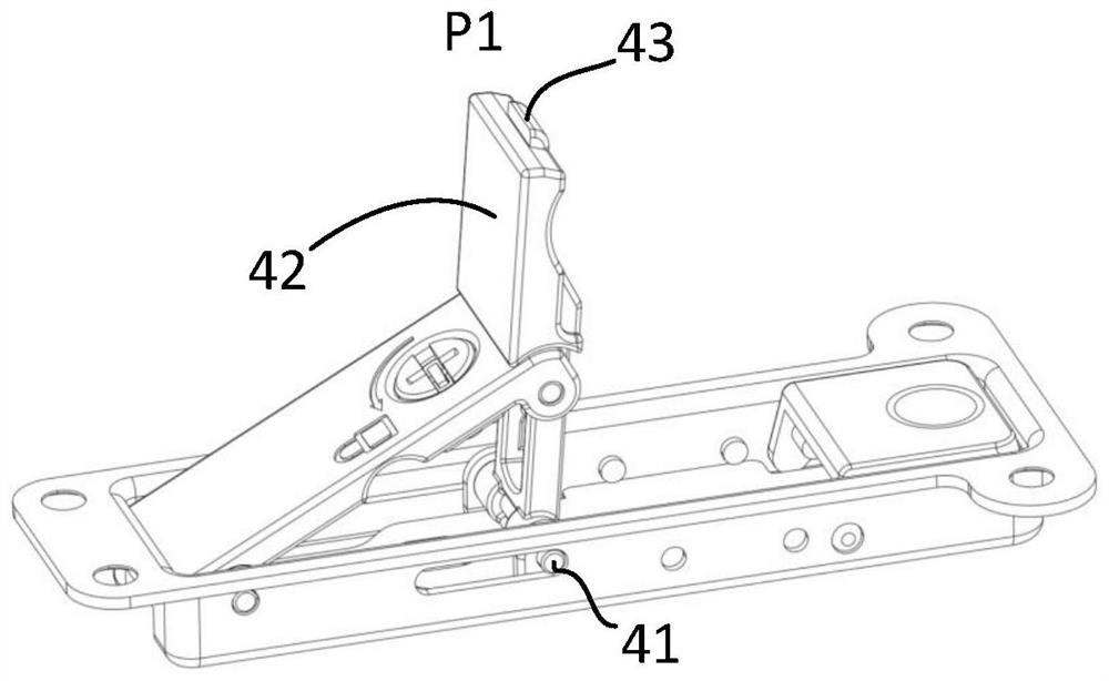 Locking mechanism, case and network equipment