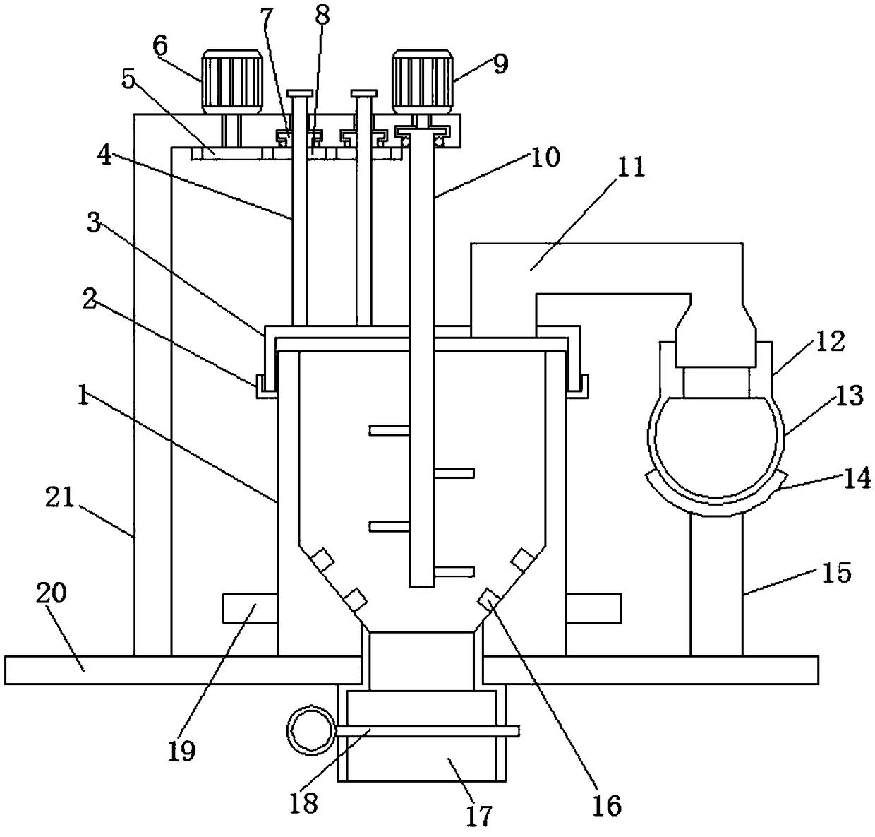 Incineration tank for garbage