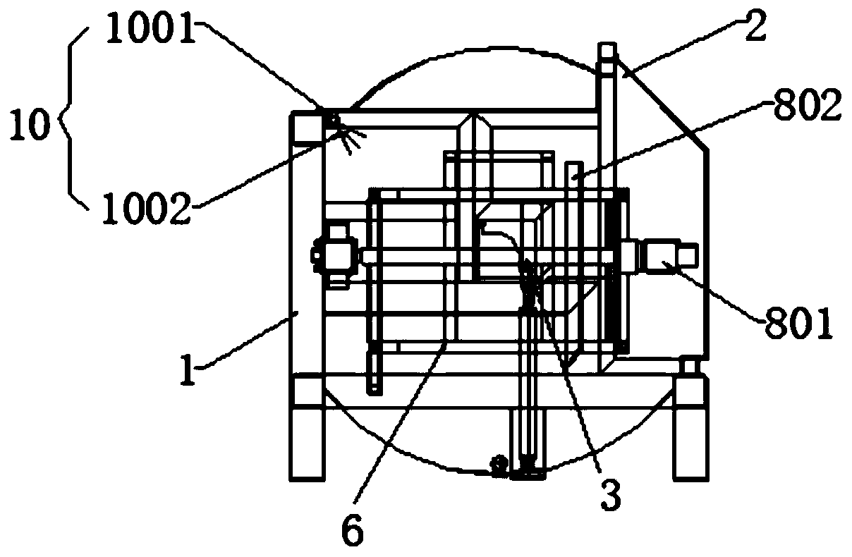 Multi-station rotary efficient intermediate bulk container cleaning machine