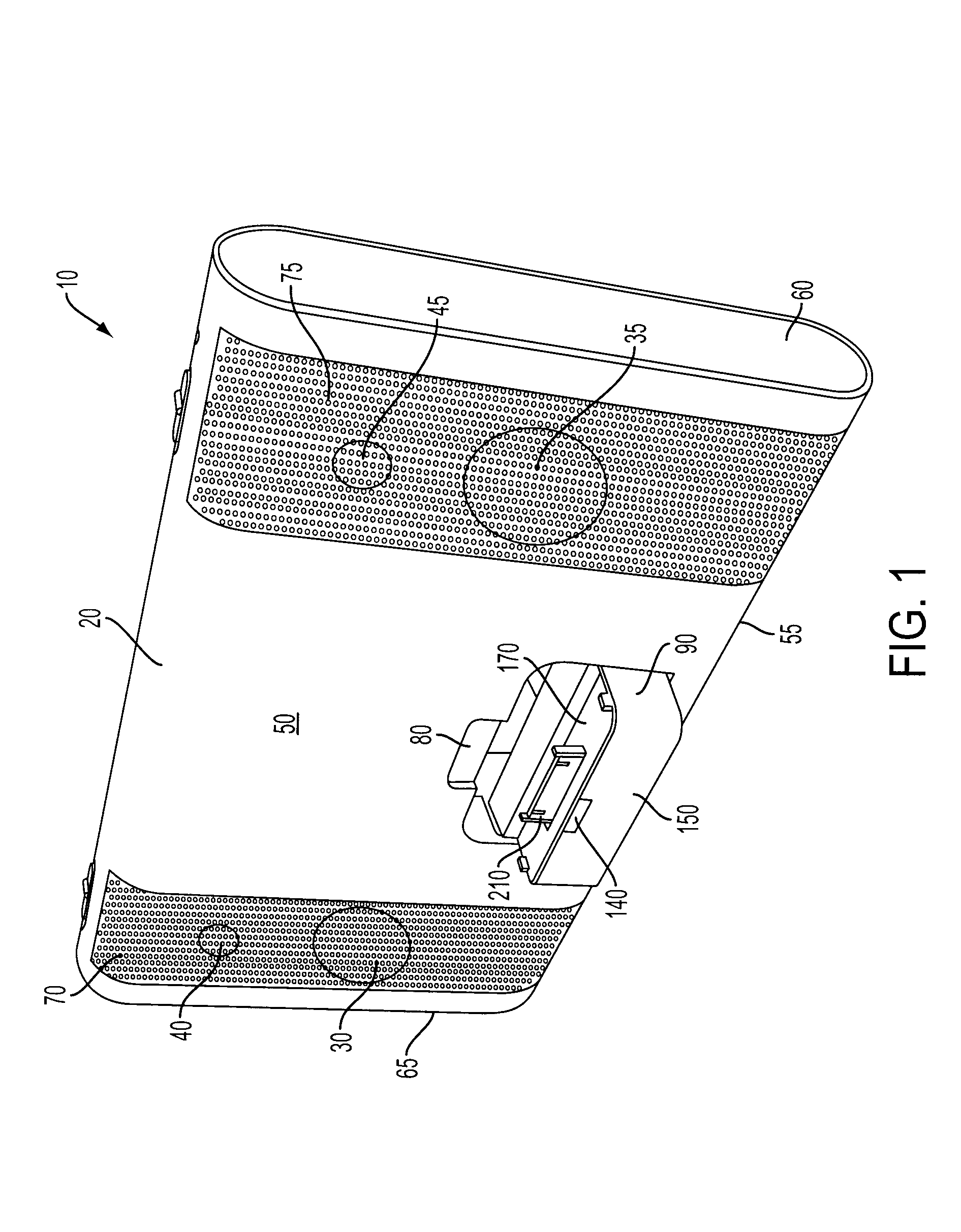 Compact portable media reproduction system