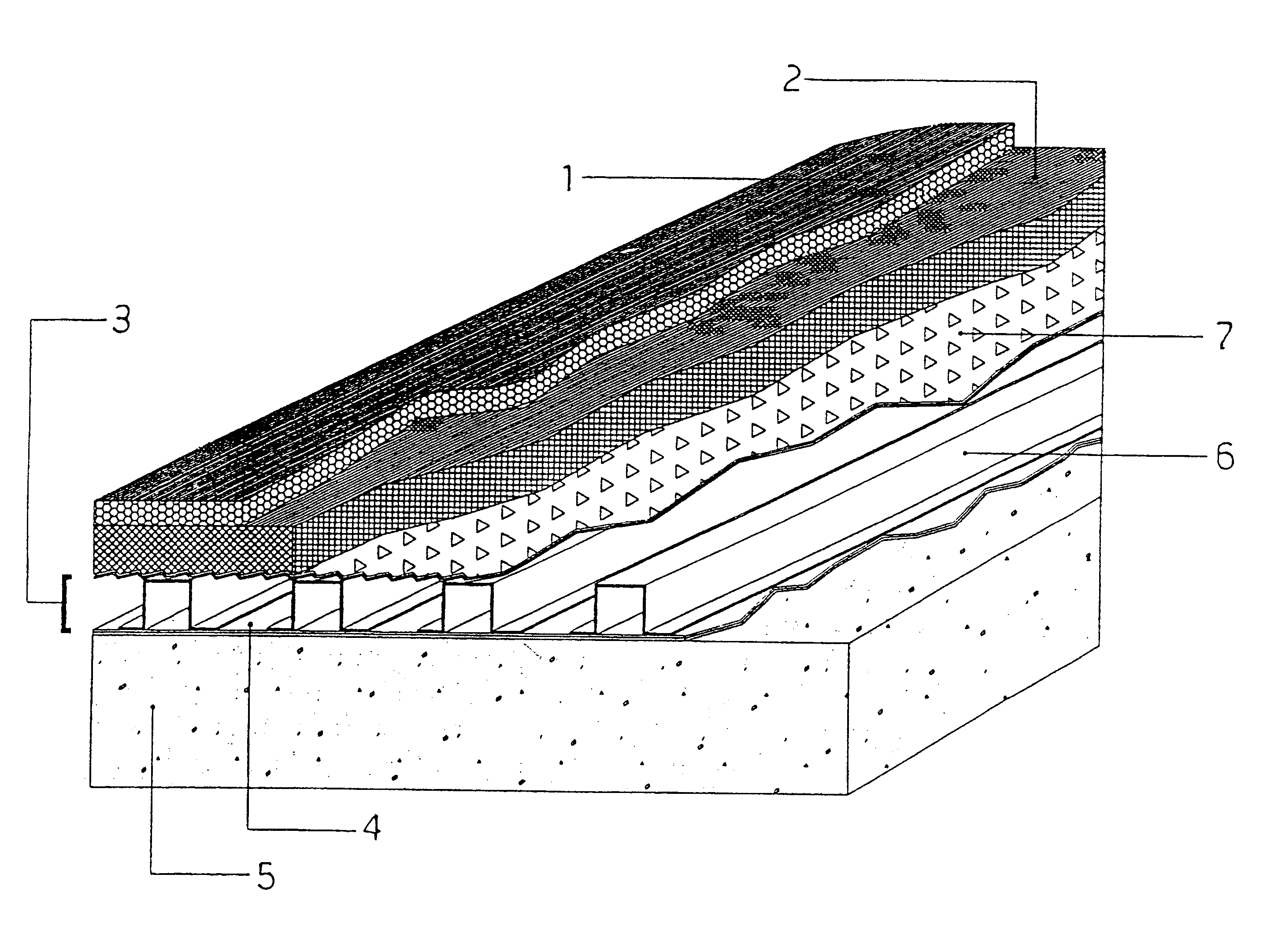 Ecotechnical cooperating separation layer for a pavement and its manufacturing process