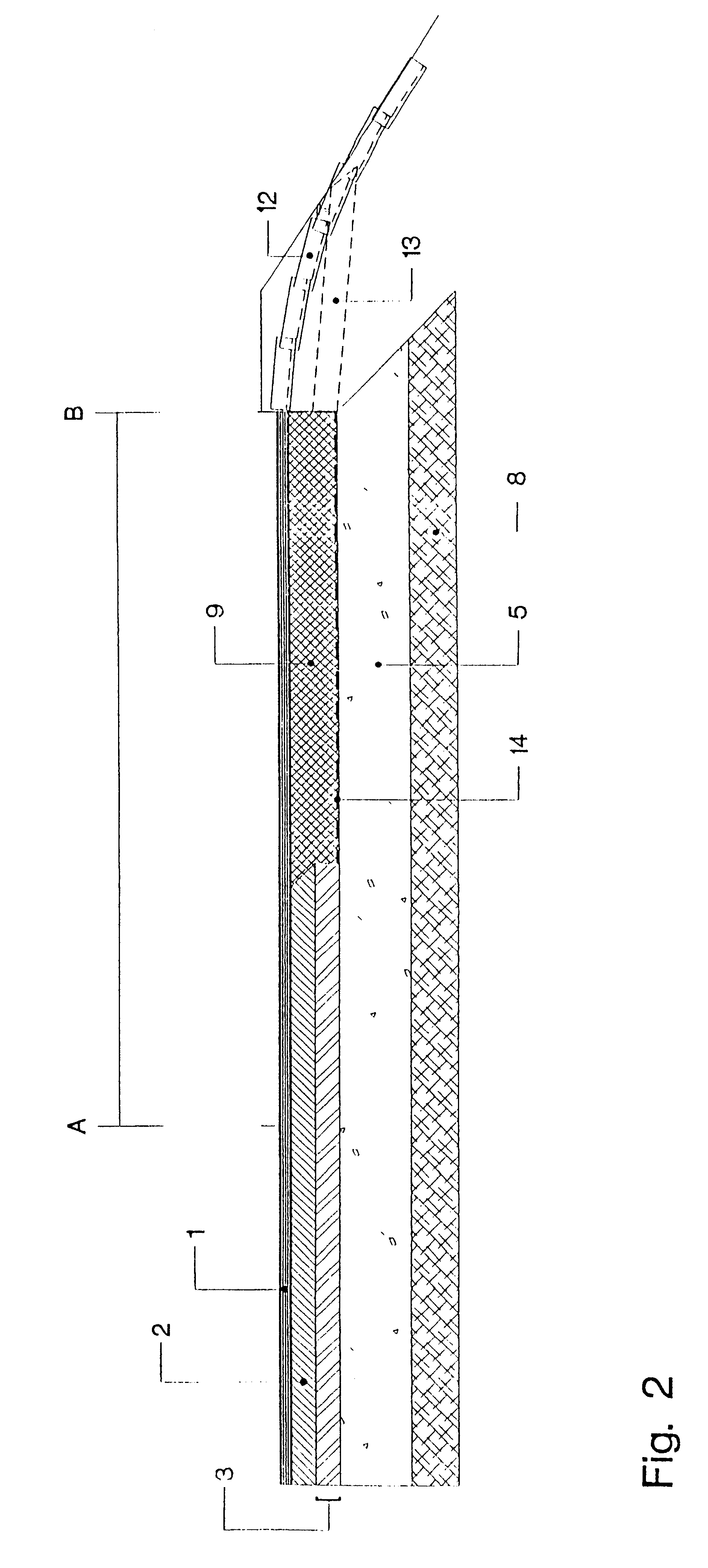 Ecotechnical cooperating separation layer for a pavement and its manufacturing process