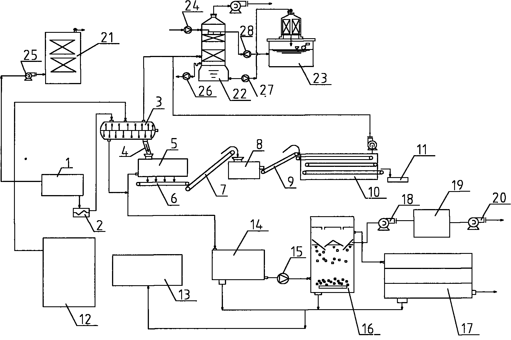 Complete steam low-temperature thermally hardening, tempering and drying device and method for sludge