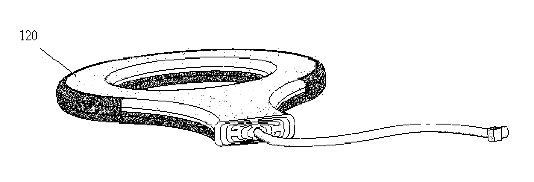 Receiving surface coils used during thermal ablation procedure