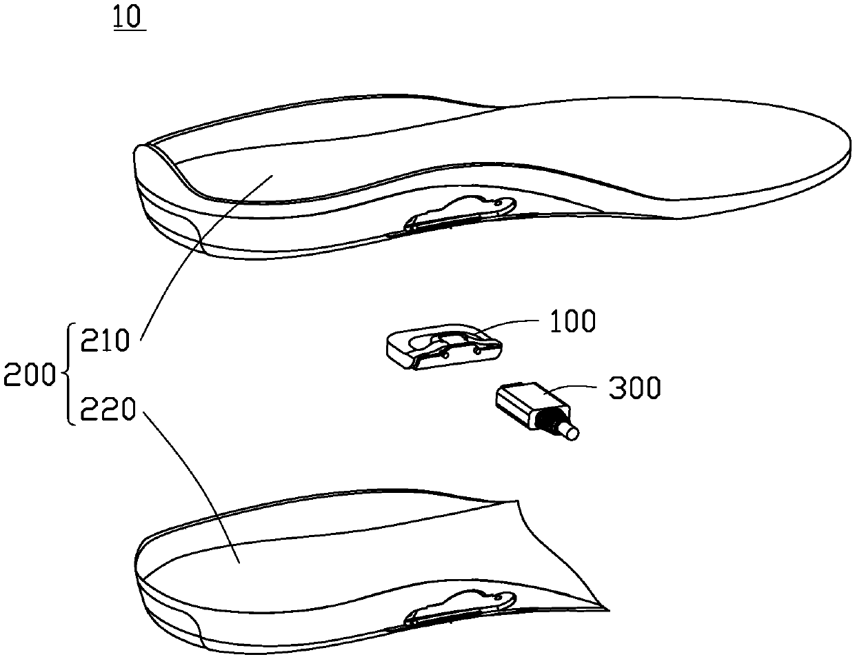 Intelligent shoe pad module