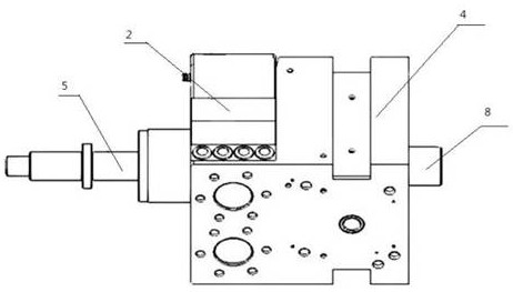 A quick-change docking device for a double-arm feeding crossbar of a press