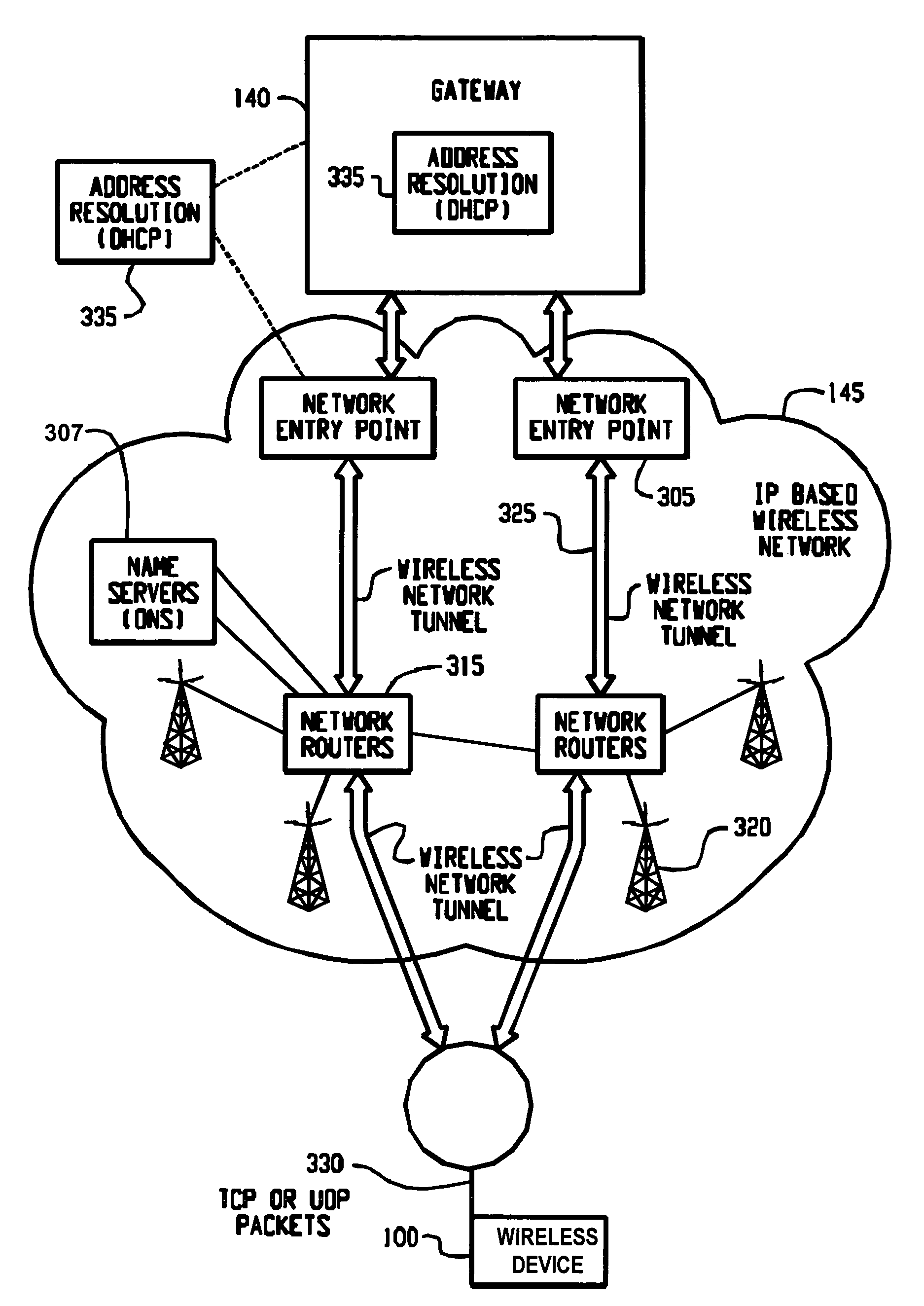 Methods and apparatus for re-establishing communication for a wireless communication device after a communication loss in a wireless communication network