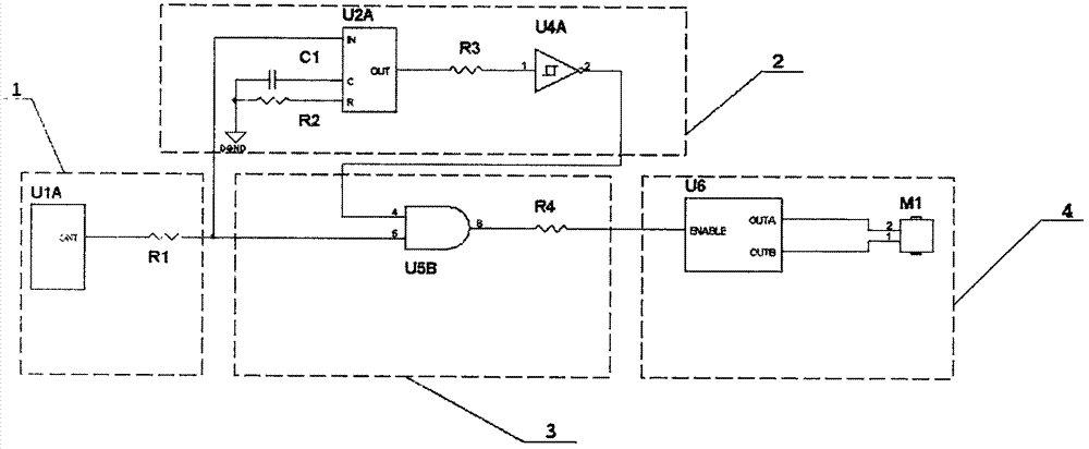 Intermittent operation power equipment protection circuit of automatic vending machine