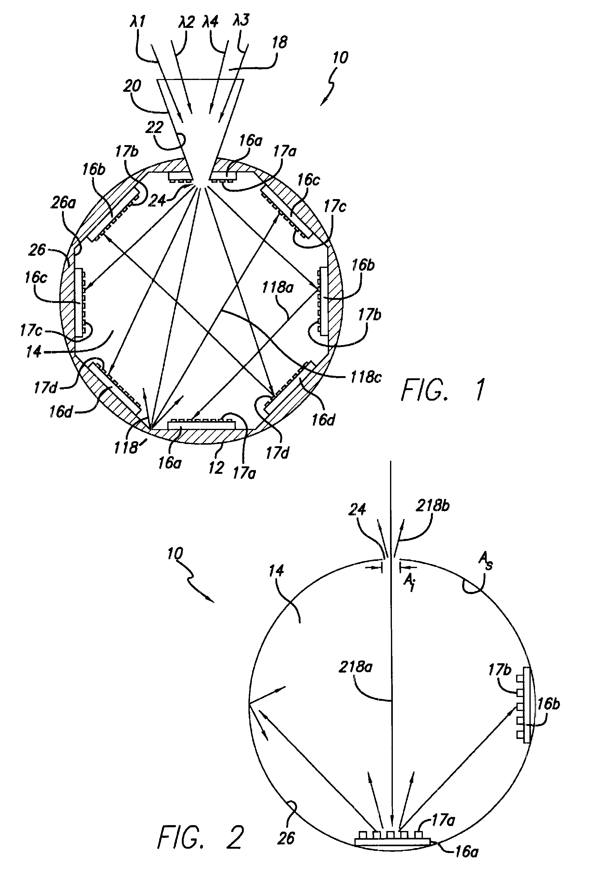 Integrating sphere photovoltaic receiver employing multi-junction cells