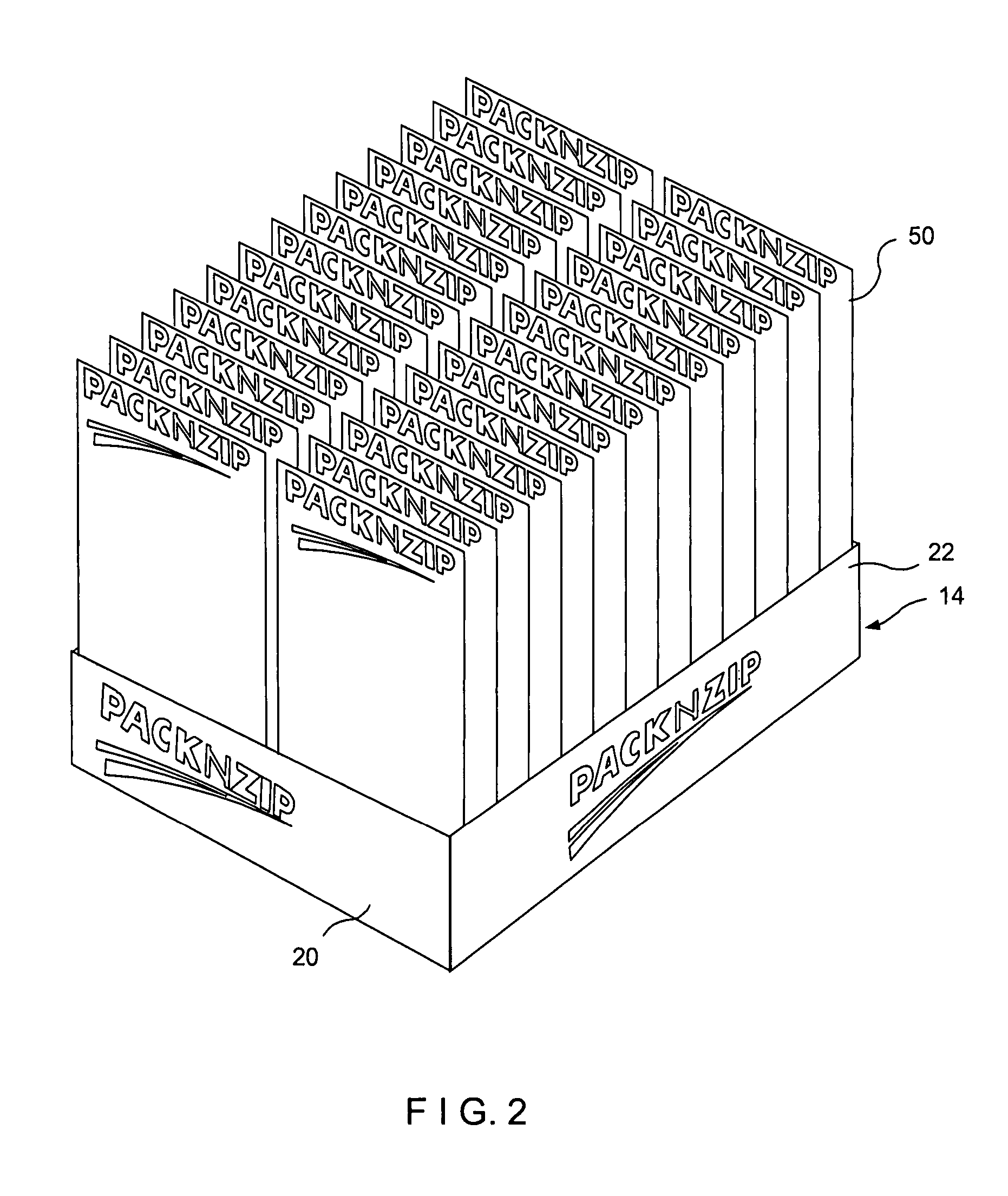 Packing method for soft packages