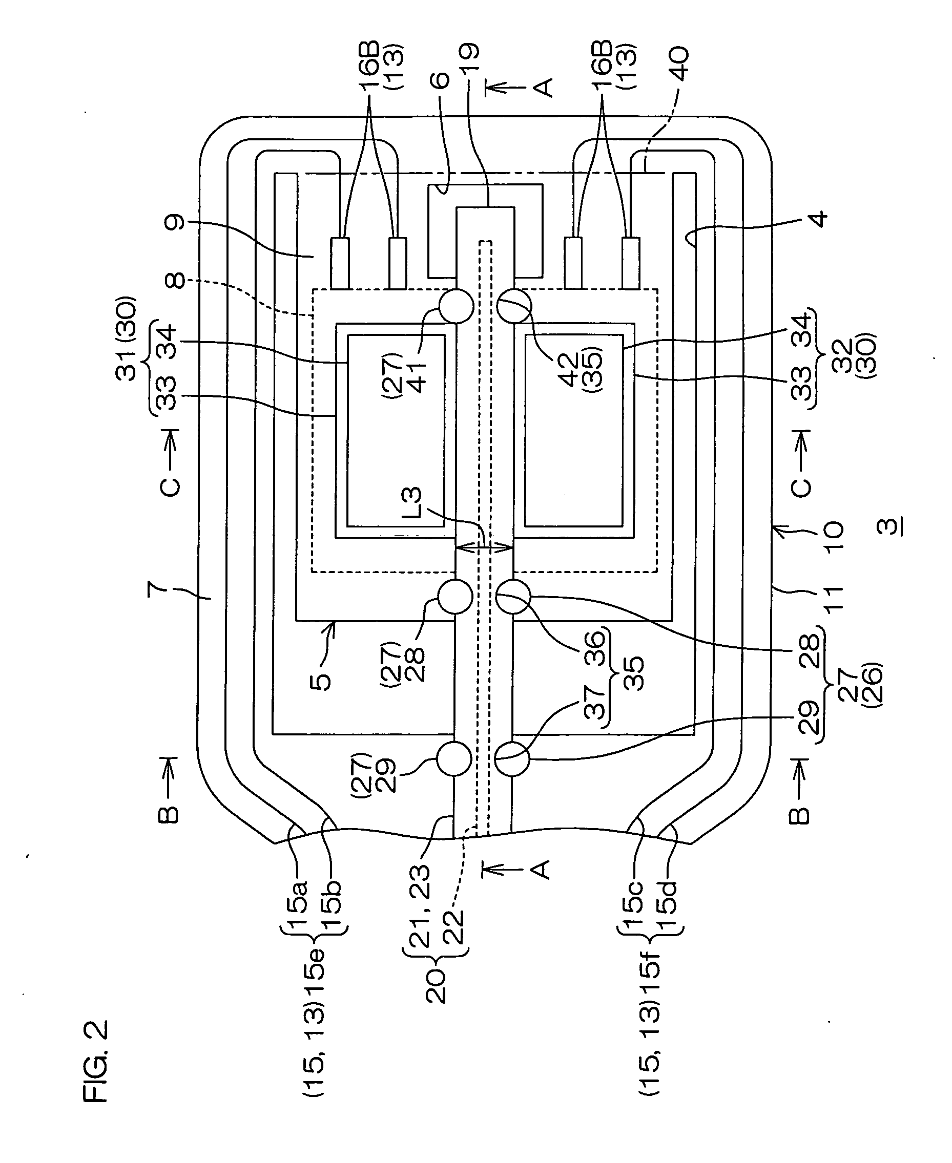 Suspension board with circuit