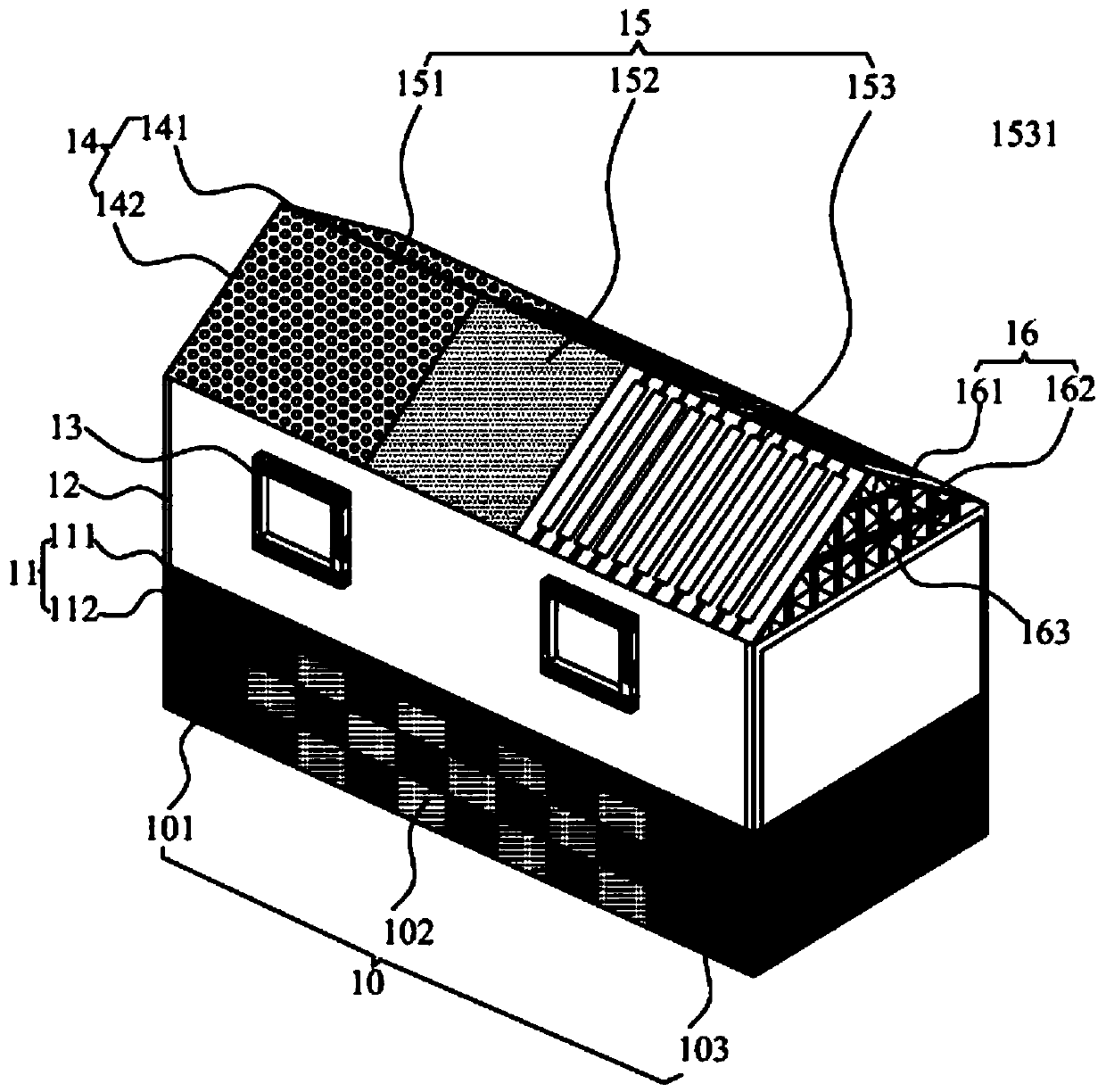 Construction method of environment-friendly energy-saving fabricated building